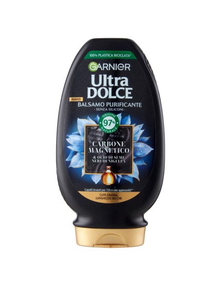 Ultra Dolce Balsamo 200ml - Carbone Magnetico - Cute Grassa Lunghezze Secche